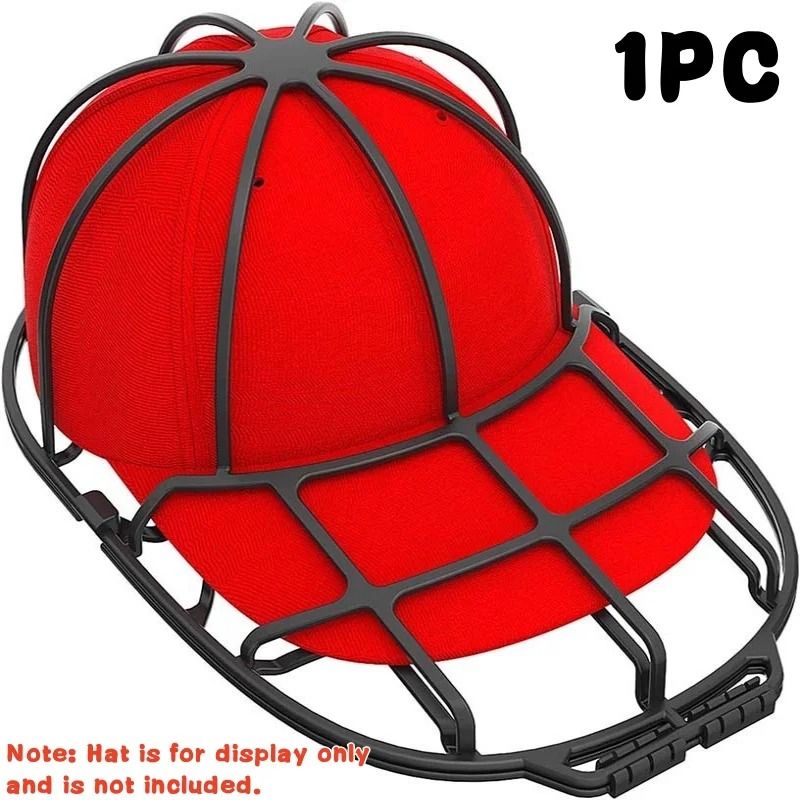 3 Piece Baseball Cap Washer Cage Hat Cleaner Frame For Washing Machine 1