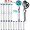20 Piece Replacement Shower Filter Cartridges For Handheld Shower Head 7