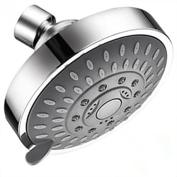 5 mode high pressure fixed shower head 4 inch rain sprayer