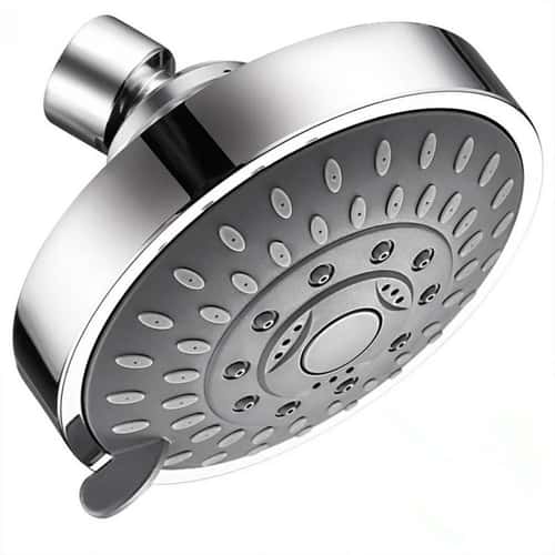 5 Mode High Pressure Fixed Shower Head 4 Inch Rain Sprayer