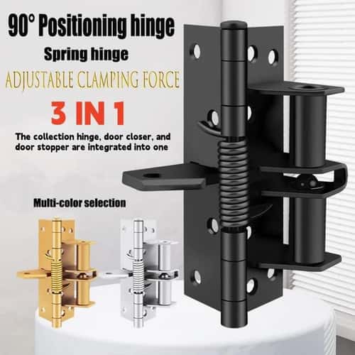 3 in 1 Automatic Self Closing Door Hinge with 90 Degree Positioning Stop