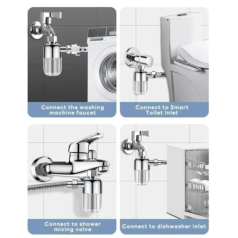 AquaGuard Stainless Steel Spin Down Sediment Water Filter For Home Plumbing 1