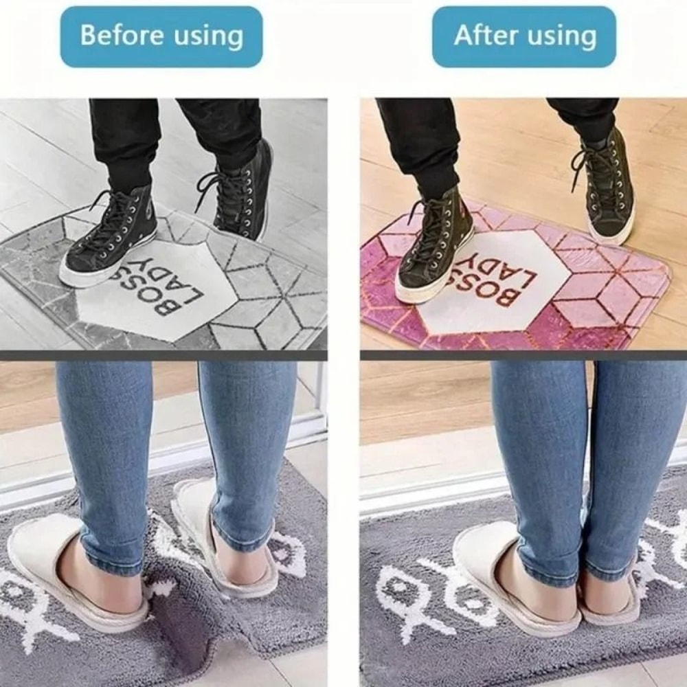 GripLock Reusable Non Slip Rug Grippers 16 Piece Carpet Corner Pads 8