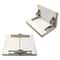 FlexFold 90 Degree Folding Shelf Hinge Set With Hidden Bracket Support 6