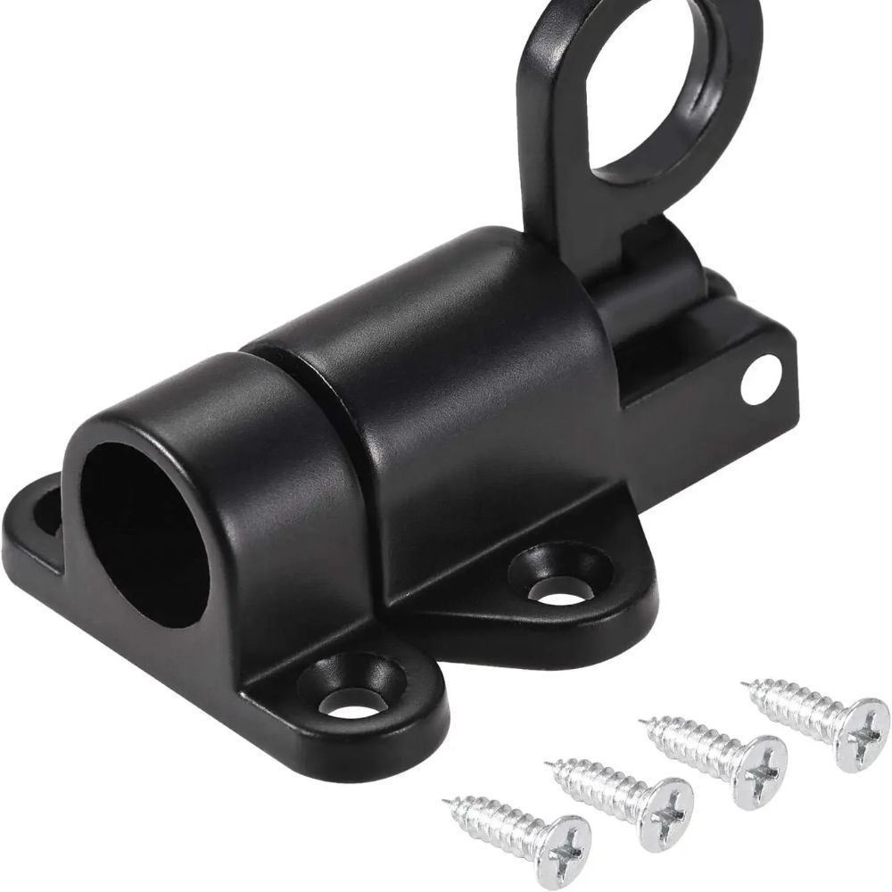 SecureSlide Automatic Spring Barrel Bolt Door And Window Latch 6