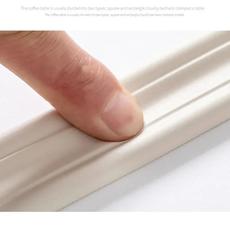 FlexEdge Self Adhesive Wall Trim Strip 5M Soft Skirting And Tile Edge Molding 7