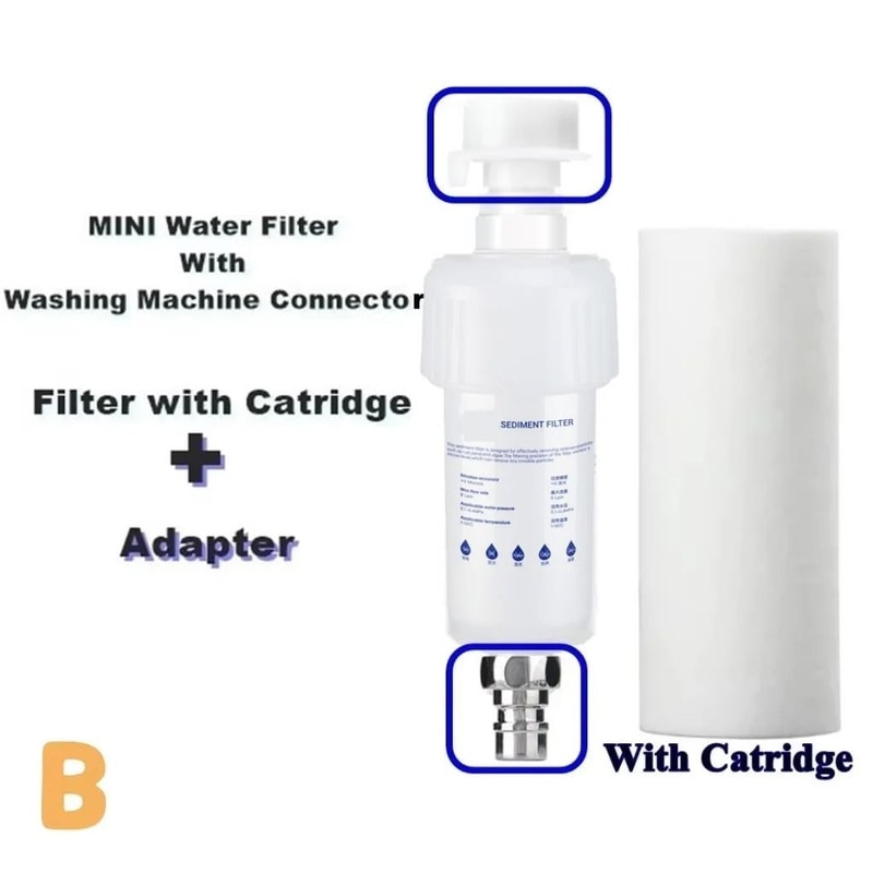 PureFlow 5 Inch Sediment Water Pre Filter For Washing Machine And Shower 2
