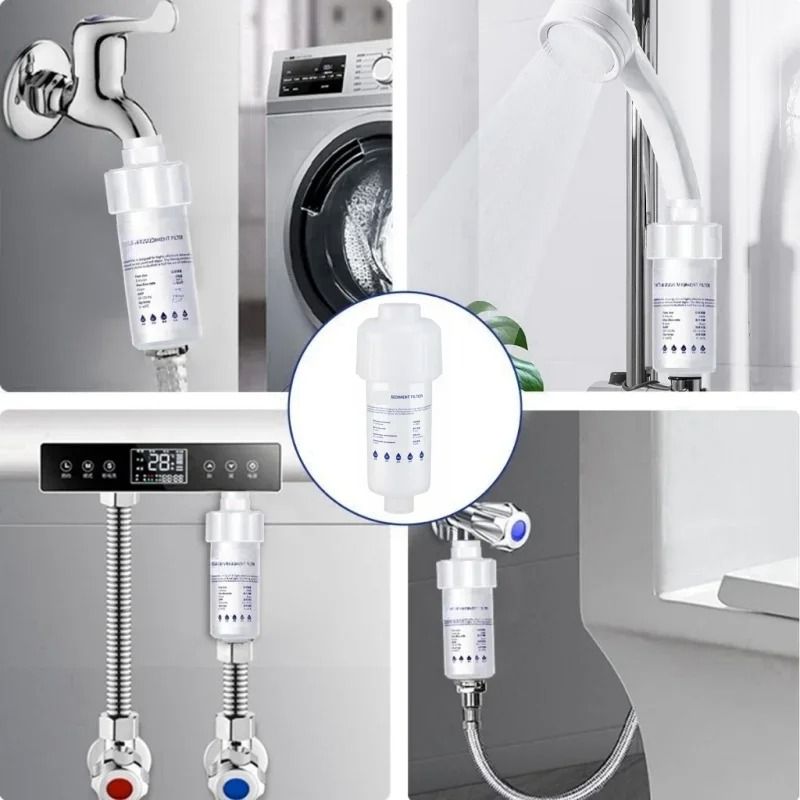 PureFlow 5 Inch Sediment Water Pre Filter For Washing Machine And Shower 6