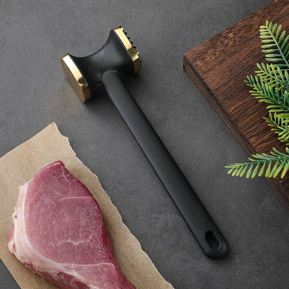 ProTender Double Sided Zinc Alloy Meat Hammer And Kitchen Mallet 2