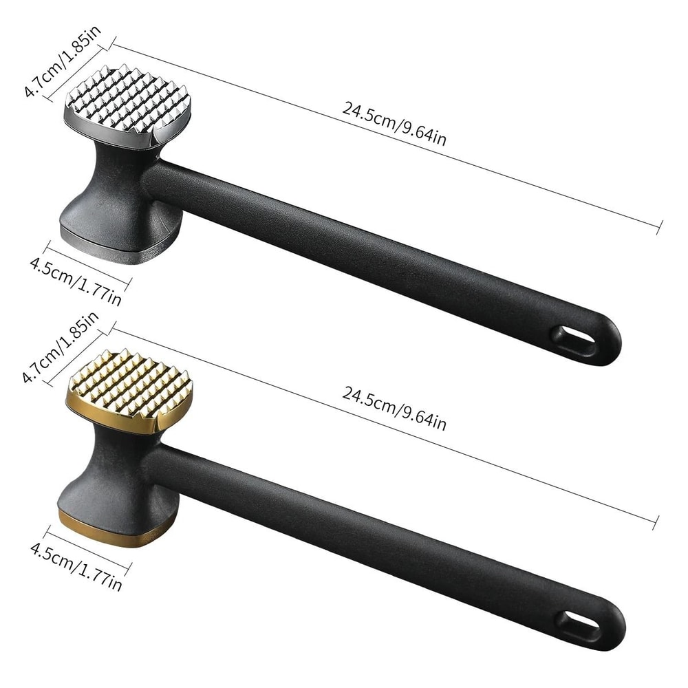 ProTender Double Sided Zinc Alloy Meat Hammer And Kitchen Mallet 4