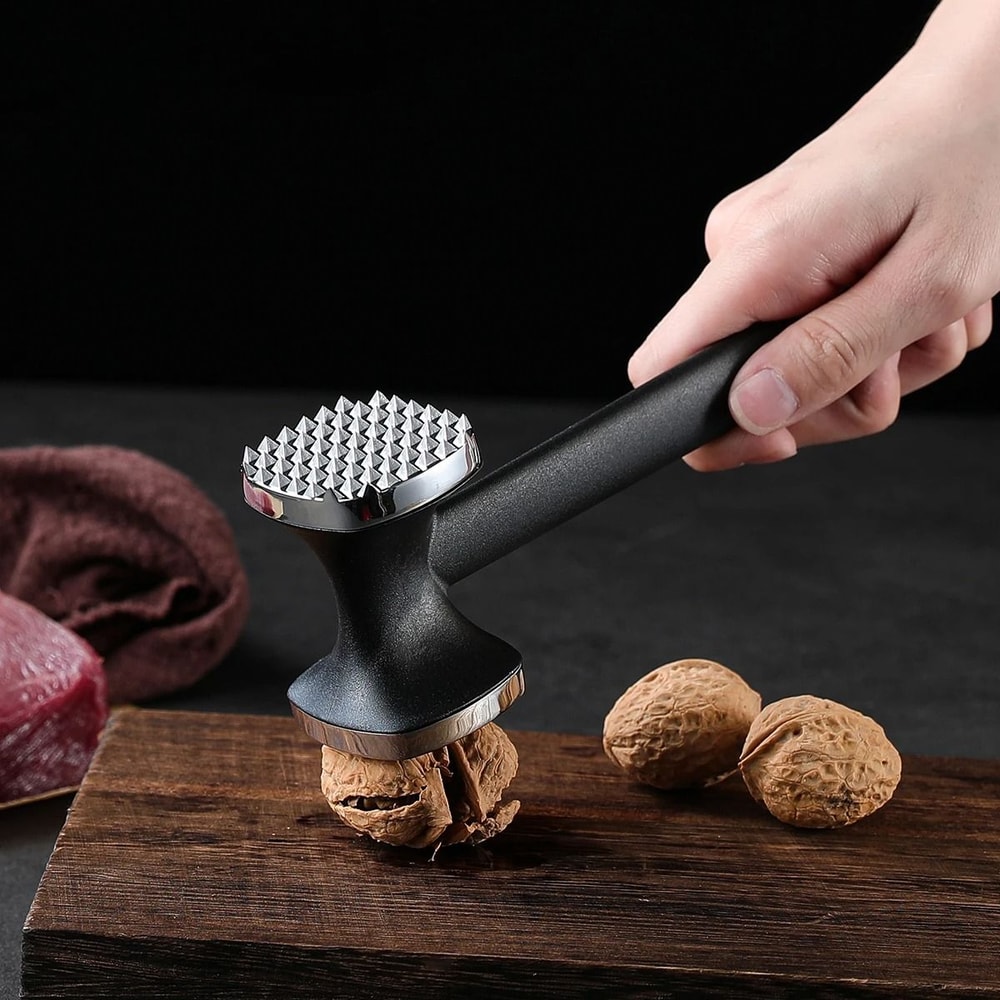 ProTender Double Sided Zinc Alloy Meat Hammer And Kitchen Mallet 7