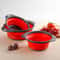 FlexDrain Folding Silicone Colander And Collapsible Drain Basket 4