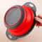 FlexDrain Folding Silicone Colander And Collapsible Drain Basket 5