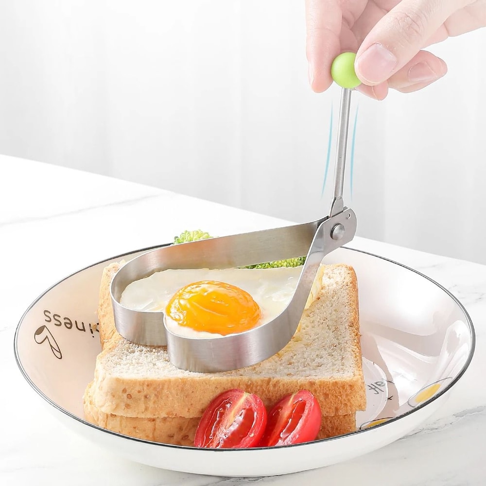 PerfectRound Stainless Steel Fried Egg Ring And Pancake Mold 8