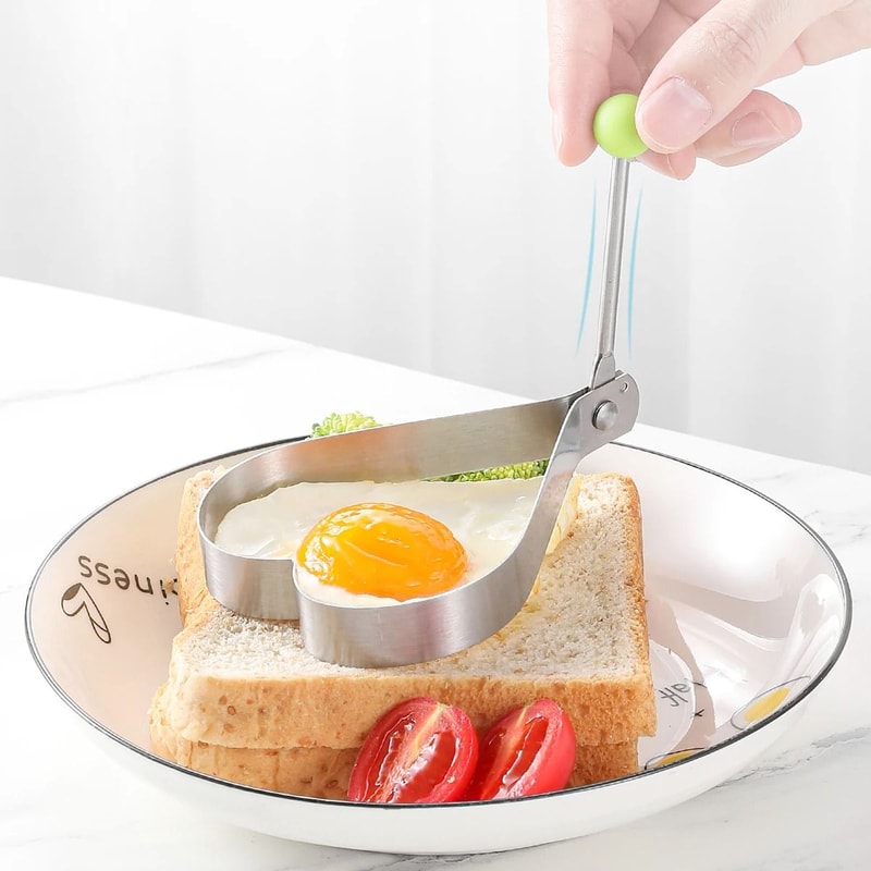 PerfectRound Stainless Steel Fried Egg Ring And Pancake Mold 8