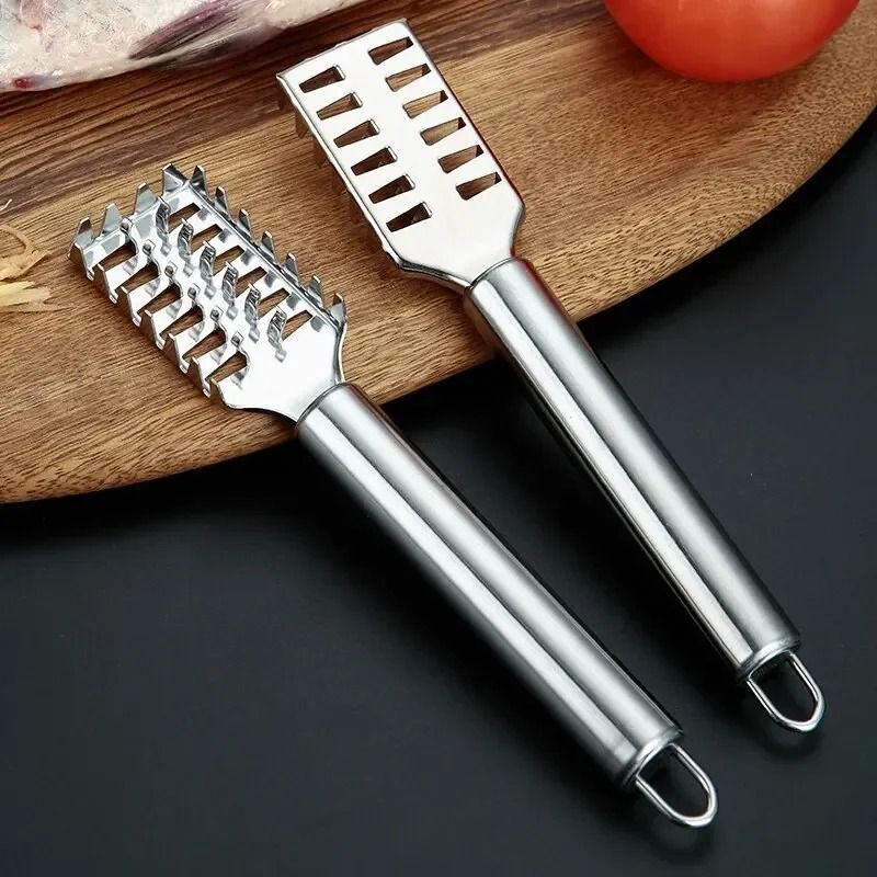 AquaClean Stainless Steel Fish Scale Scraper And Fillet Knife Tool 3