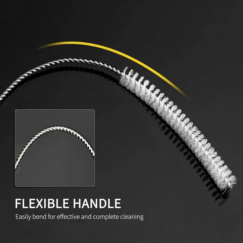 CleanFlow Nylon Bottle Cleaning Brush Set For Kitchen And Pipeline Use 2
