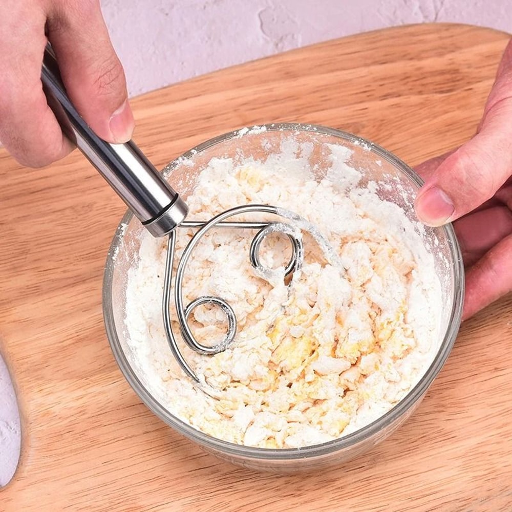 MixPro Stainless Steel Pasta Mixer And Dough Whisk 5