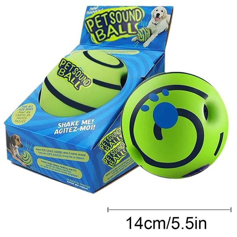 GiggleGlow Interactive Wobble Dog Ball Toy 5