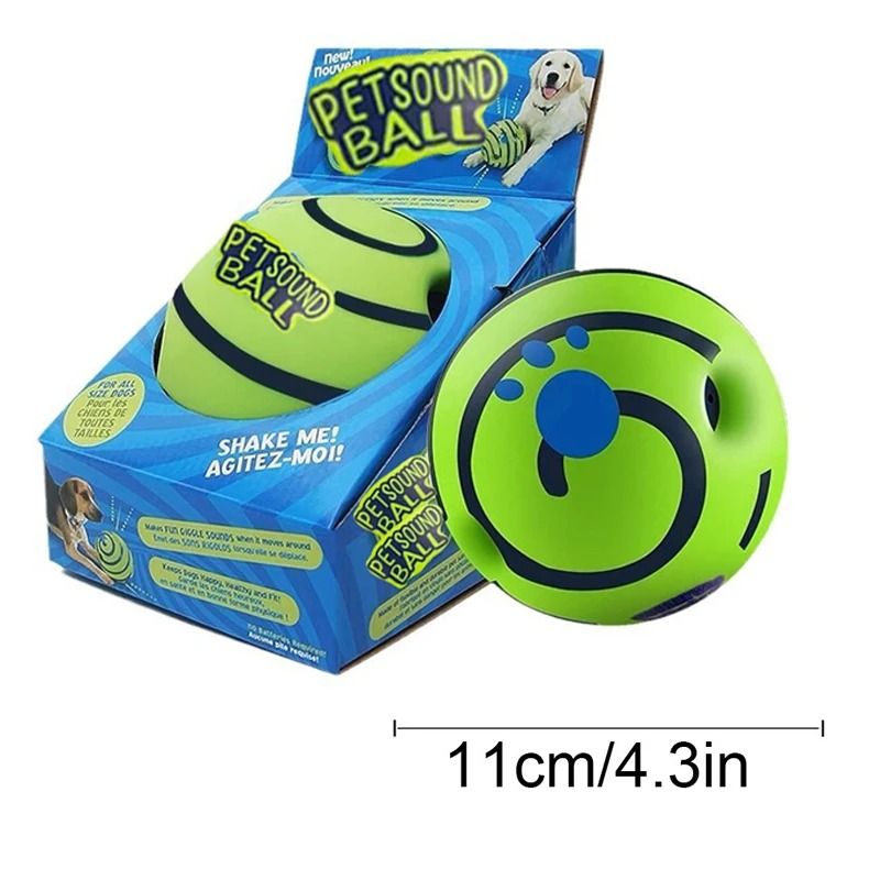 GiggleGlow Interactive Wobble Dog Ball Toy 4