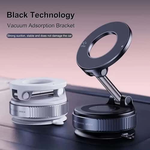 FlexMount Magnetic Car Phone Holder with 360 Degree Adjustable Vacuum Base