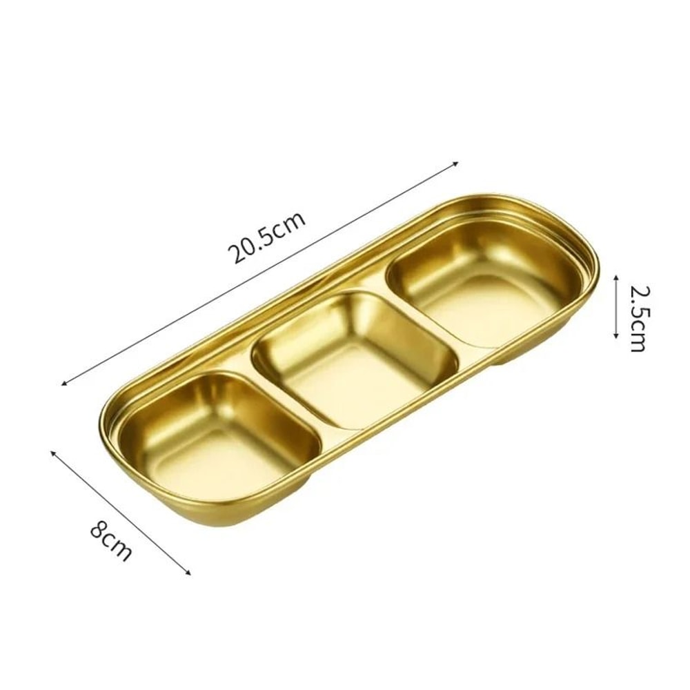 GoldenServe Stainless Steel Seasoning Dish And Dipping Bowl 5
