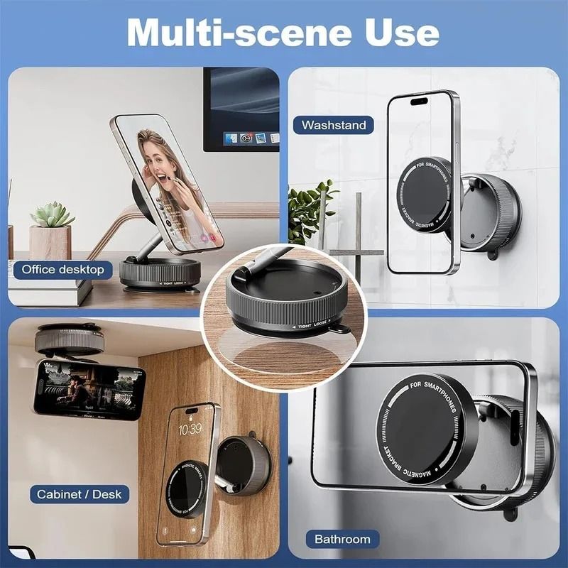 UltraGrip 360 Vacuum Magnetic Car Phone Holder For MagSafe 12