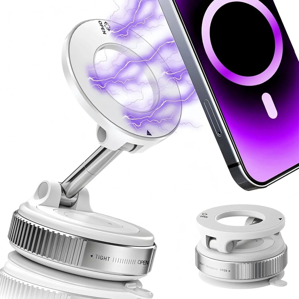 UltraGrip 360 Vacuum Magnetic Car Phone Holder For MagSafe 1