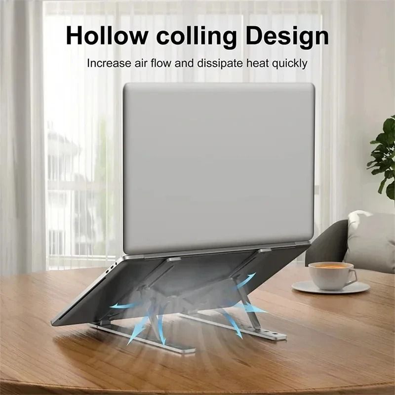 ElevatePro Portable Laptop Stand Adjustable Foldable Cooling Riser 5