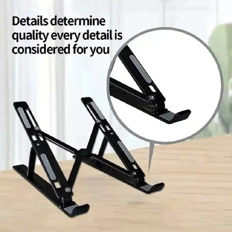ElevatePro Portable Laptop Stand Adjustable Foldable Cooling Riser 7