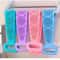 FlexClean Silicone Back Scrubber Shower Belt With Exfoliating Massage Brush 0