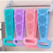 FlexClean Silicone Back Scrubber Shower Belt With Exfoliating Massage Brush 0
