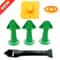 SealPro 5 Piece Caulking Nozzle Applicator And Grout Finishing Tool Kit 4