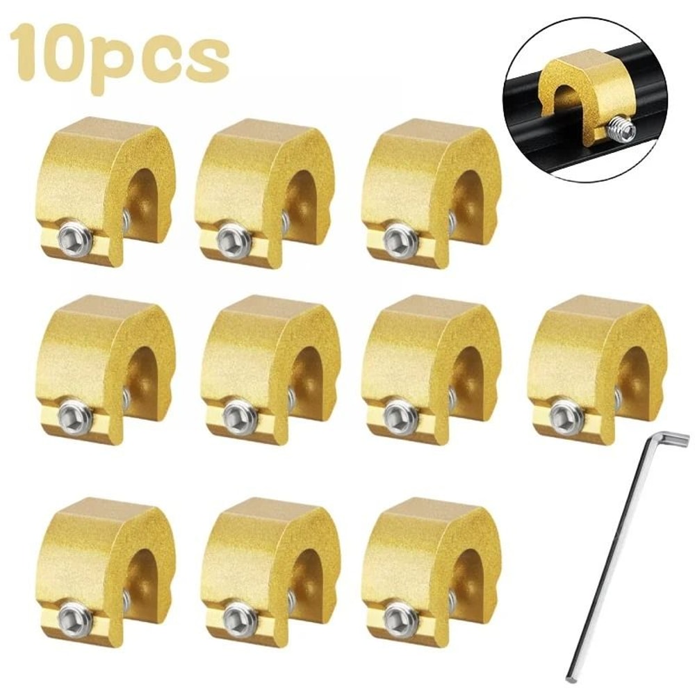 SafeSlide Aluminum Alloy Window Lock Stopper For Sliding Doors And Windows 10