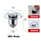 BrassGuard Universal Pop Up Sink Drain Stopper With Hair Catcher 2