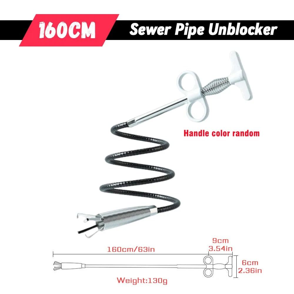FlexClean Sewer Pipe Unblocker Snake Drain Cleaning Tool 3