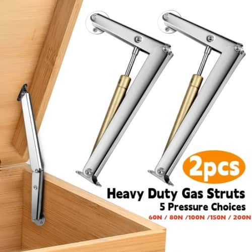 LiftEase Heavy Duty Gas Springs Soft Close Lid Support 2 Piece Set