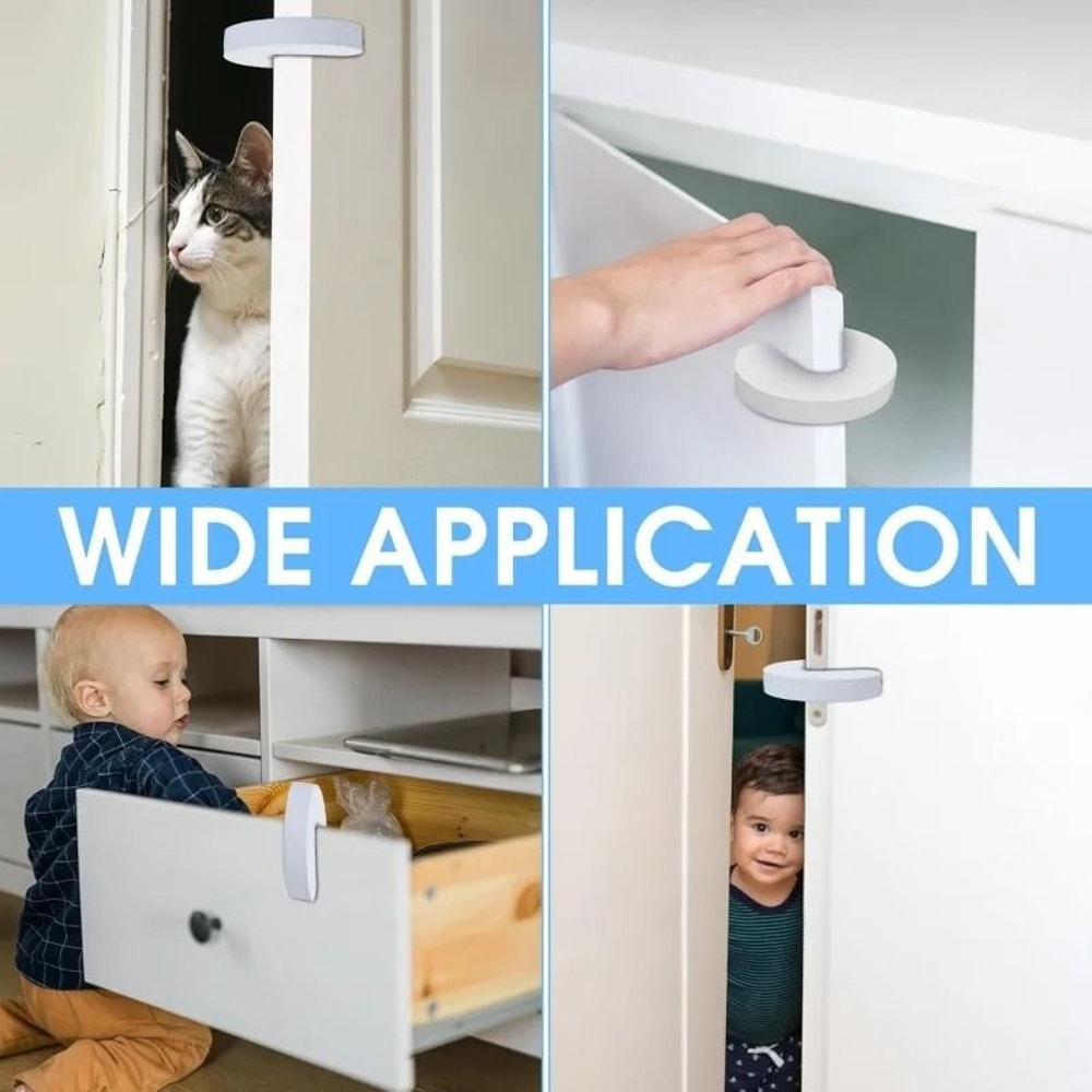 SafeGuard Baby Safety Door Stopper Finger Pinch Guard 6 Piece Set 3