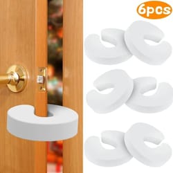 safeguard baby safety door stopper finger pinch guard 6 piece set