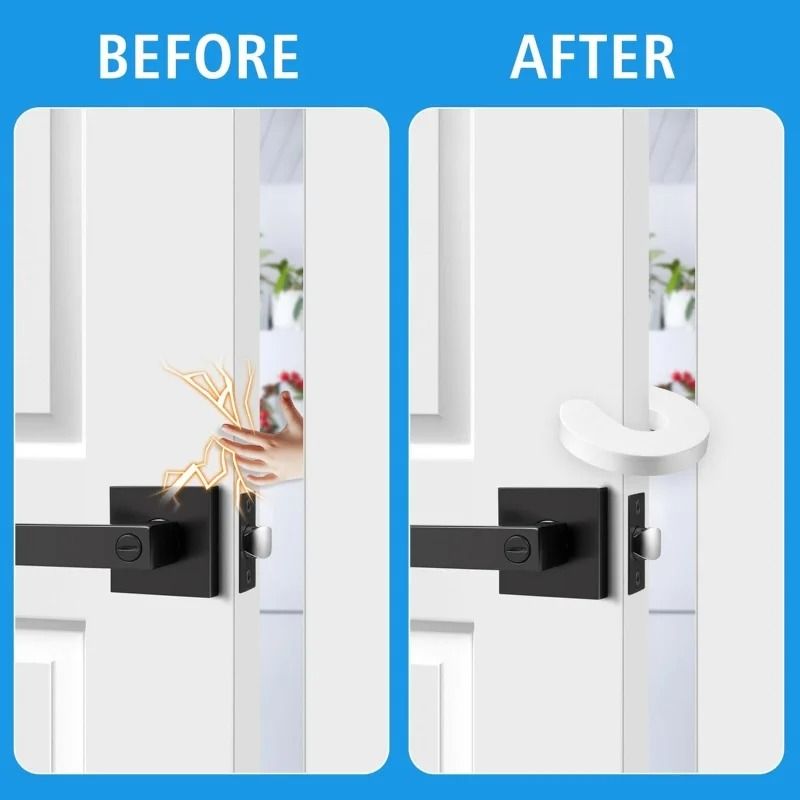 SafeGuard Baby Safety Door Stopper Finger Pinch Guard 6 Piece Set 7