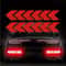 SafeGlow Reflective Arrow Sign Tape Car Bumper Safety Sticker Set 12 Pcs 4