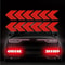 SafeGlow Reflective Arrow Sign Tape Car Bumper Safety Sticker Set 12 Pcs 4