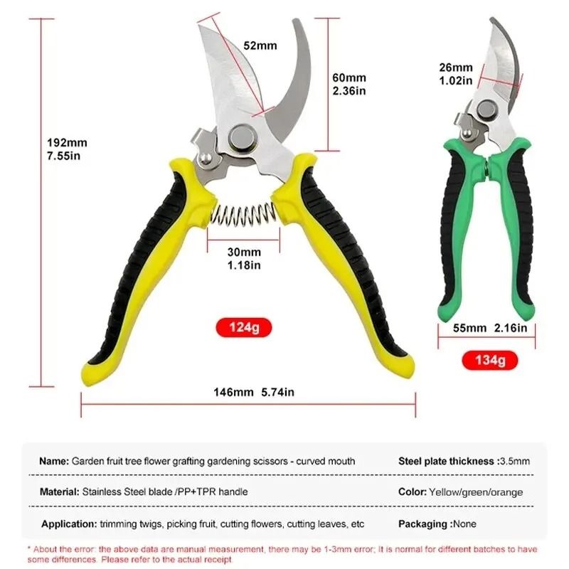GreenEdge Professional Garden Pruner Bypass Pruning Shears 4