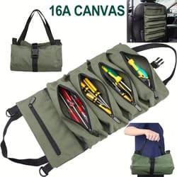 ruggedwrap roll up tool bag canvas wrench organizer