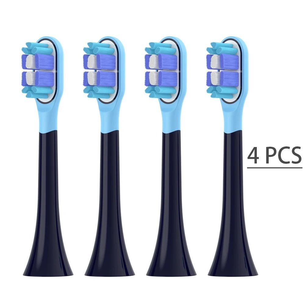 FreshWave Replacement Toothbrush Heads For Mijia T301 T302 T501C 4 Pack 3