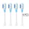FreshWave Replacement Toothbrush Heads For Mijia T301 T302 T501C 4 Pack 4