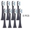 FreshWave Replacement Toothbrush Heads For Mijia T301 T302 T501C 4 Pack 5