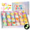MagicFizz Kids Bath Bombs With Surprise Inside 24 Pack Natural Gift Set 0
