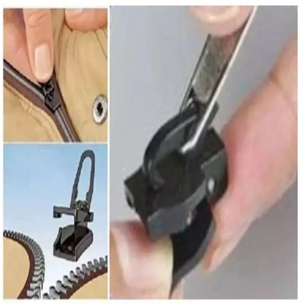 ZipRescue Instant Zipper Repair Kit Universal Replacement Sliders 3 Sizes 5