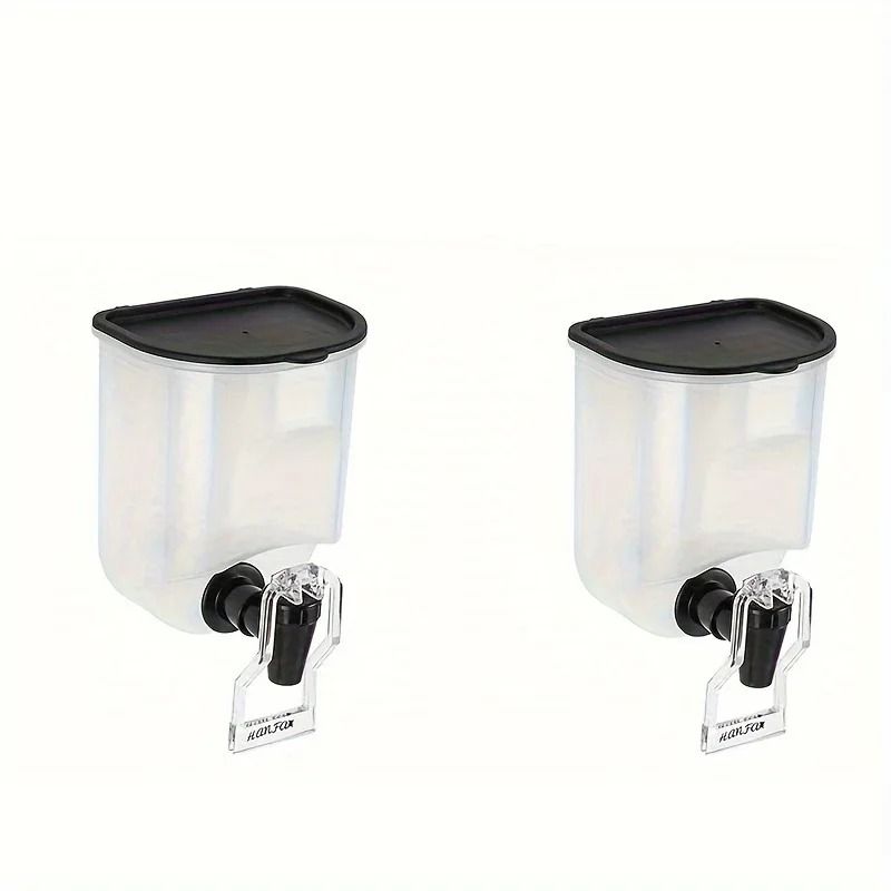 ClearPour Wall Mounted Oil Dispenser Bottle Set With Quantitative Control 2